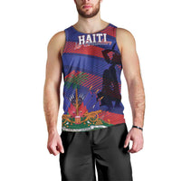 Haiti Football Personalized Les Grenadiers Men Tank Top Echoes of History - Wonder Print Shop