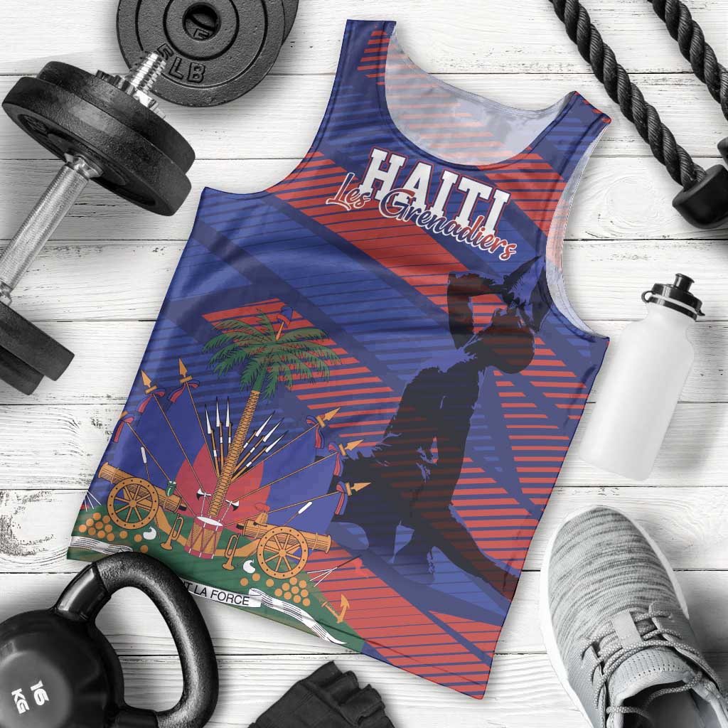 Haiti Football Personalized Les Grenadiers Men Tank Top Echoes of History - Wonder Print Shop