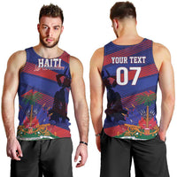 Haiti Football Personalized Les Grenadiers Men Tank Top Echoes of History - Wonder Print Shop