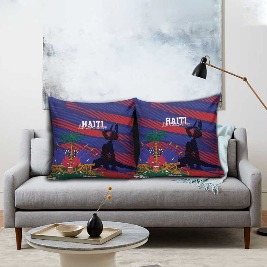 Haiti Football Les Grenadiers Pillow Cover Echoes of History - Wonder Print Shop