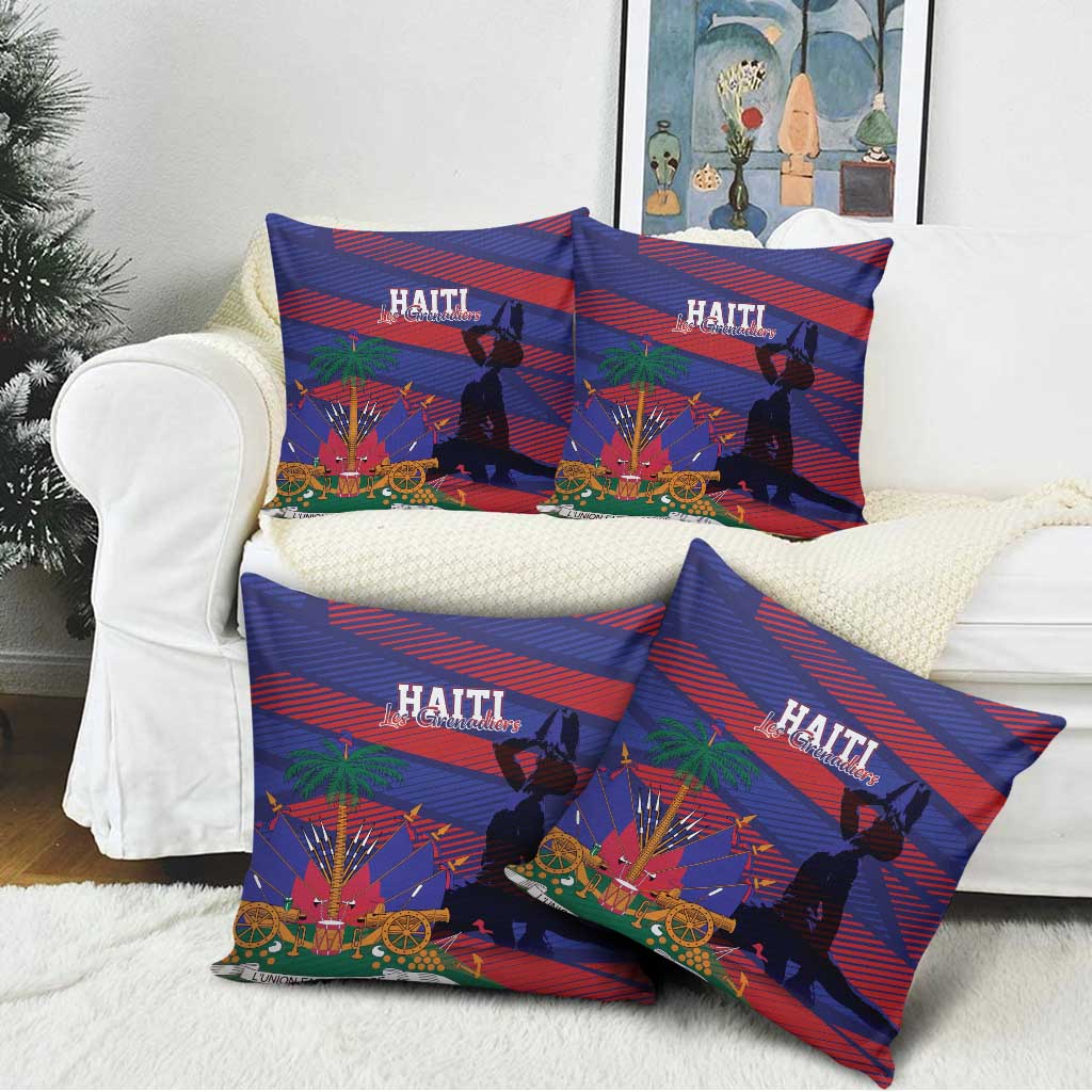 Haiti Football Les Grenadiers Pillow Cover Echoes of History - Wonder Print Shop