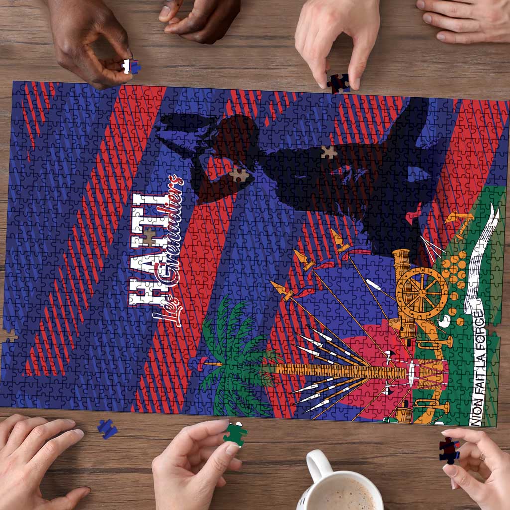 Haiti Football Les Grenadiers Puzzle Echoes of History - Wonder Print Shop