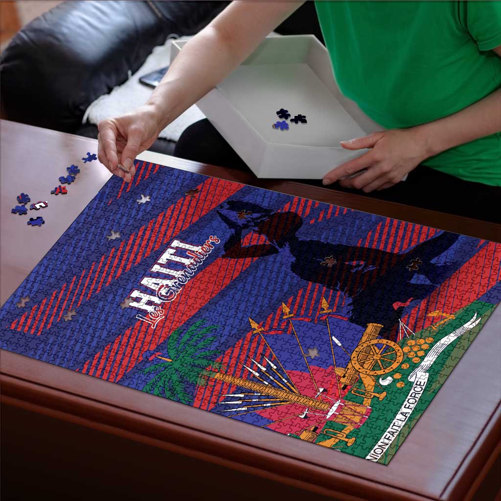 Haiti Football Les Grenadiers Puzzle Echoes of History - Wonder Print Shop