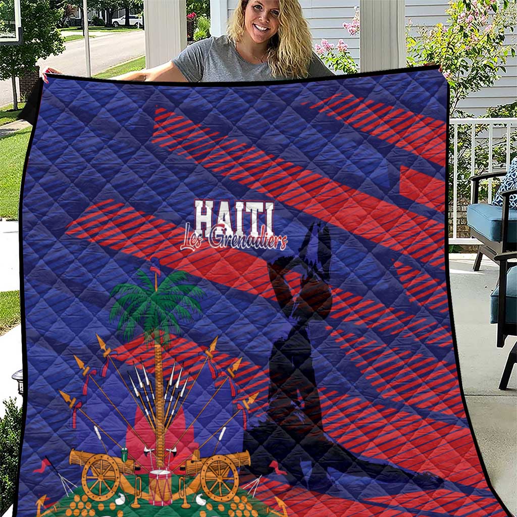 Haiti Football Les Grenadiers Quilt Echoes of History - Wonder Print Shop