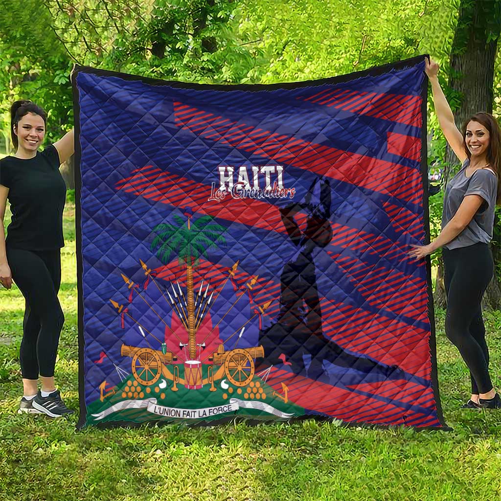 Haiti Football Les Grenadiers Quilt Echoes of History - Wonder Print Shop