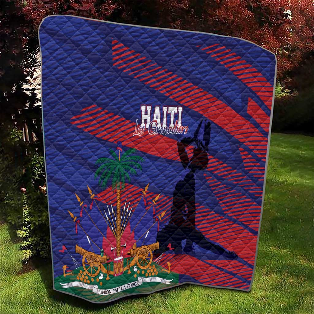 Haiti Football Les Grenadiers Quilt Echoes of History - Wonder Print Shop