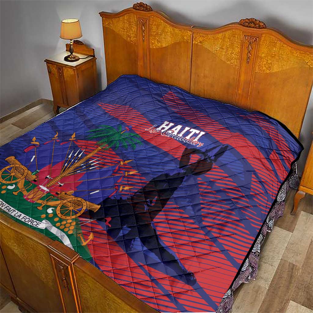 Haiti Football Les Grenadiers Quilt Echoes of History - Wonder Print Shop