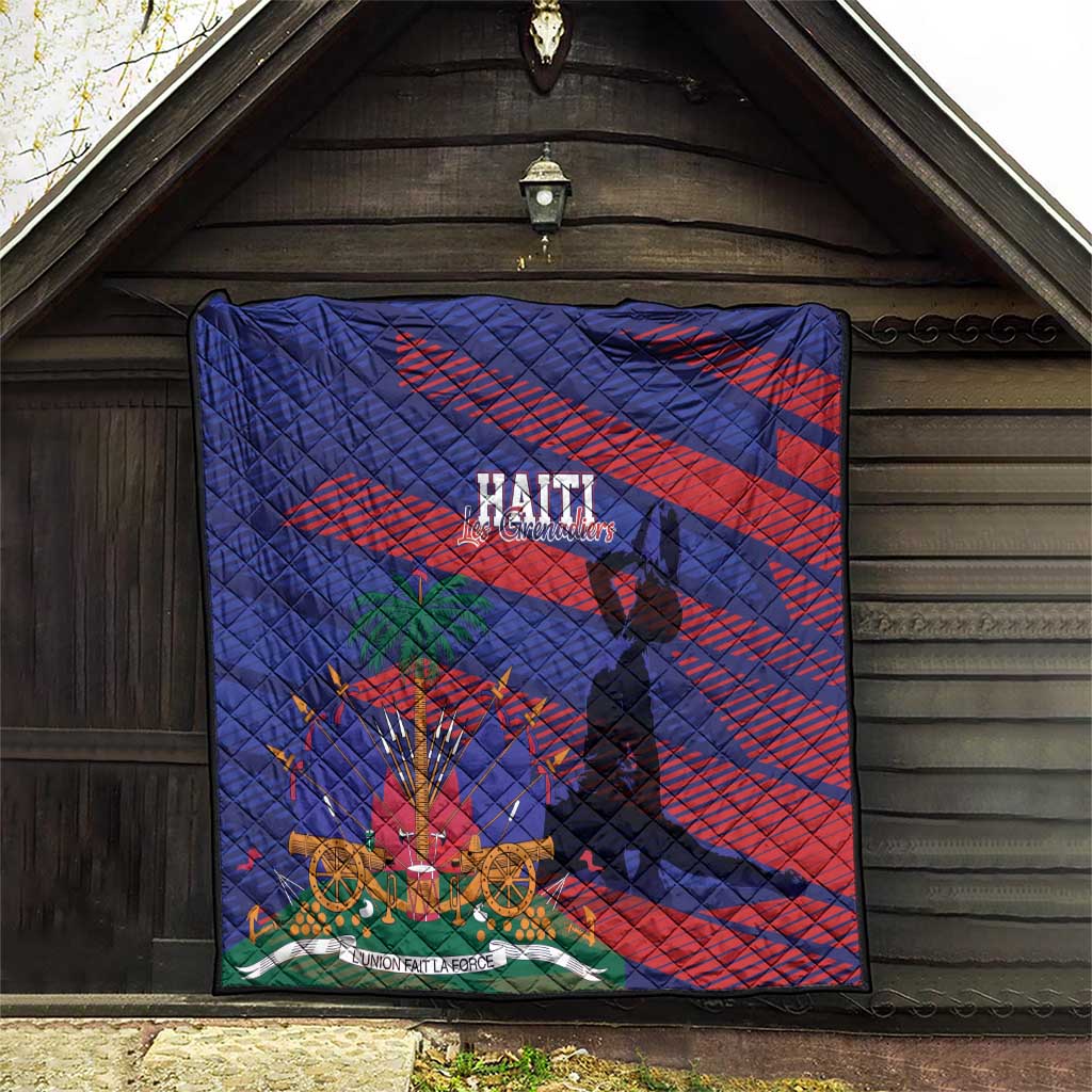 Haiti Football Les Grenadiers Quilt Echoes of History - Wonder Print Shop