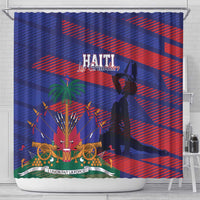 Haiti Football Les Grenadiers Shower Curtain Echoes of History - Wonder Print Shop