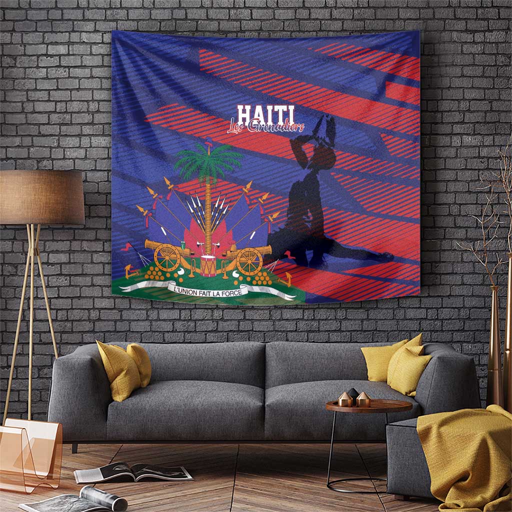 Haiti Football Les Grenadiers Tapestry Echoes of History - Wonder Print Shop