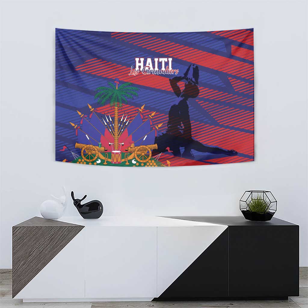 Haiti Football Les Grenadiers Tapestry Echoes of History - Wonder Print Shop