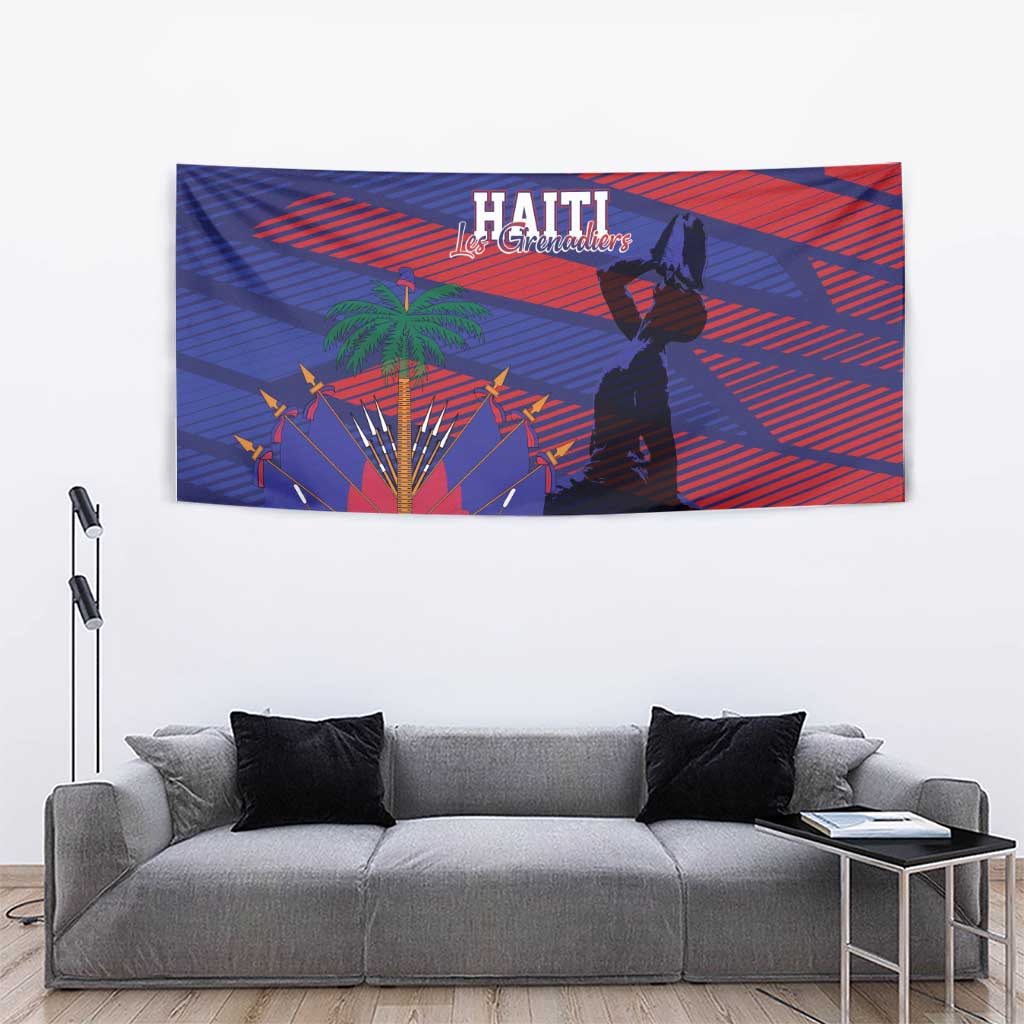 Haiti Football Les Grenadiers Tapestry Echoes of History - Wonder Print Shop