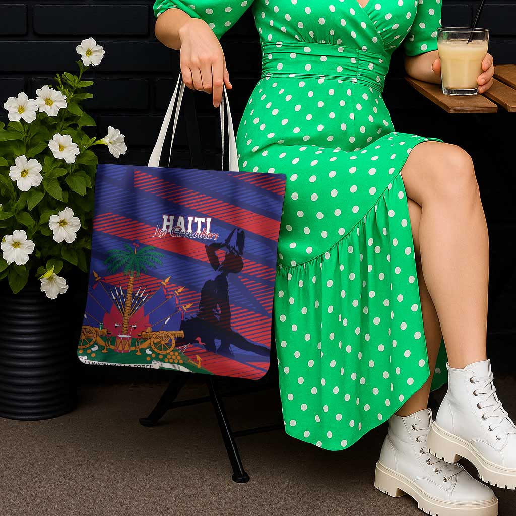 Haiti Football Les Grenadiers Tote Bag Echoes of History - Wonder Print Shop