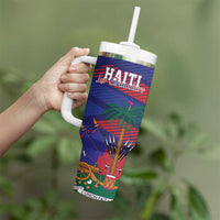 Haiti Football Personalized Les Grenadiers Tumbler With Handle Echoes of History - Wonder Print Shop