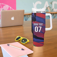 Haiti Football Personalized Les Grenadiers Tumbler With Handle Echoes of History - Wonder Print Shop