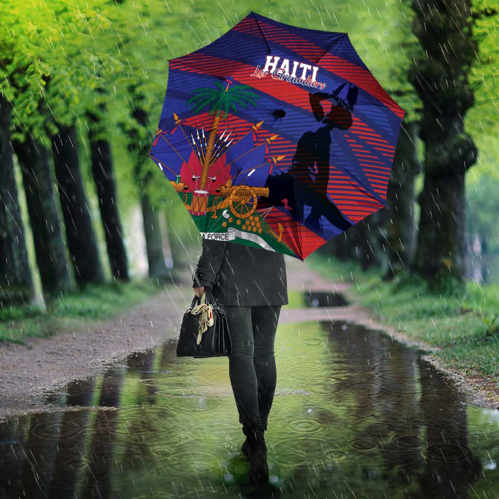 Haiti Football Les Grenadiers Umbrella Echoes of History - Wonder Print Shop