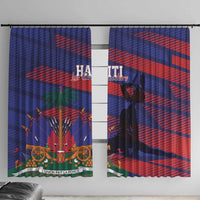 Haiti Football Les Grenadiers Window Curtain Echoes of History - Wonder Print Shop