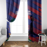 Haiti Football Les Grenadiers Window Curtain Echoes of History - Wonder Print Shop