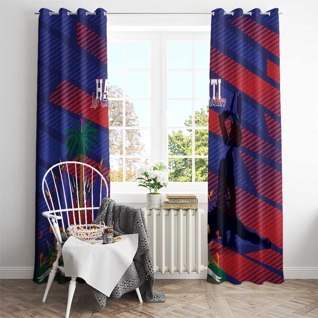 Haiti Football Les Grenadiers Window Curtain Echoes of History - Wonder Print Shop
