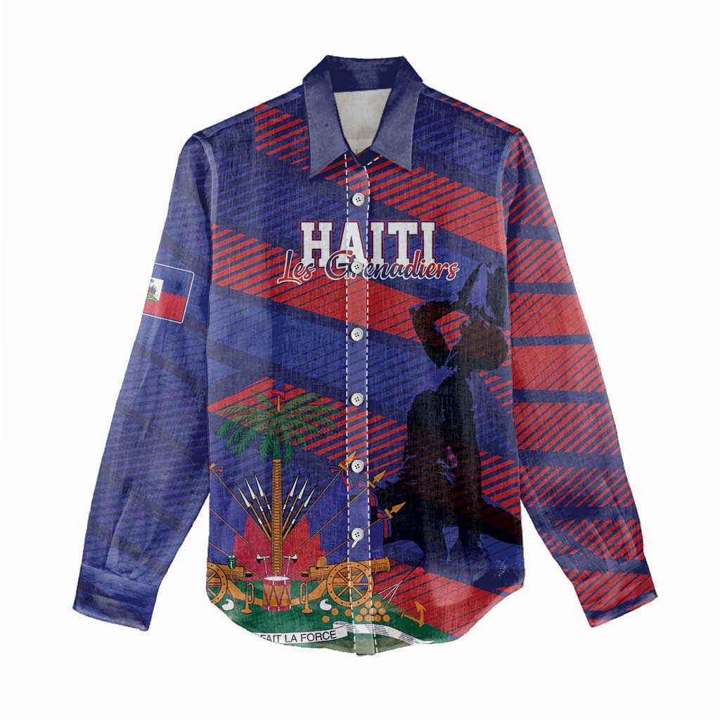 Haiti Football Personalized Les Grenadiers Women Casual Shirt Echoes of History - Wonder Print Shop