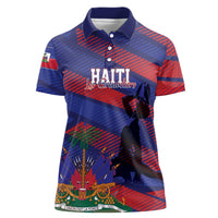 Haiti Football Personalized Les Grenadiers Women Polo Shirt Echoes of History - Wonder Print Shop