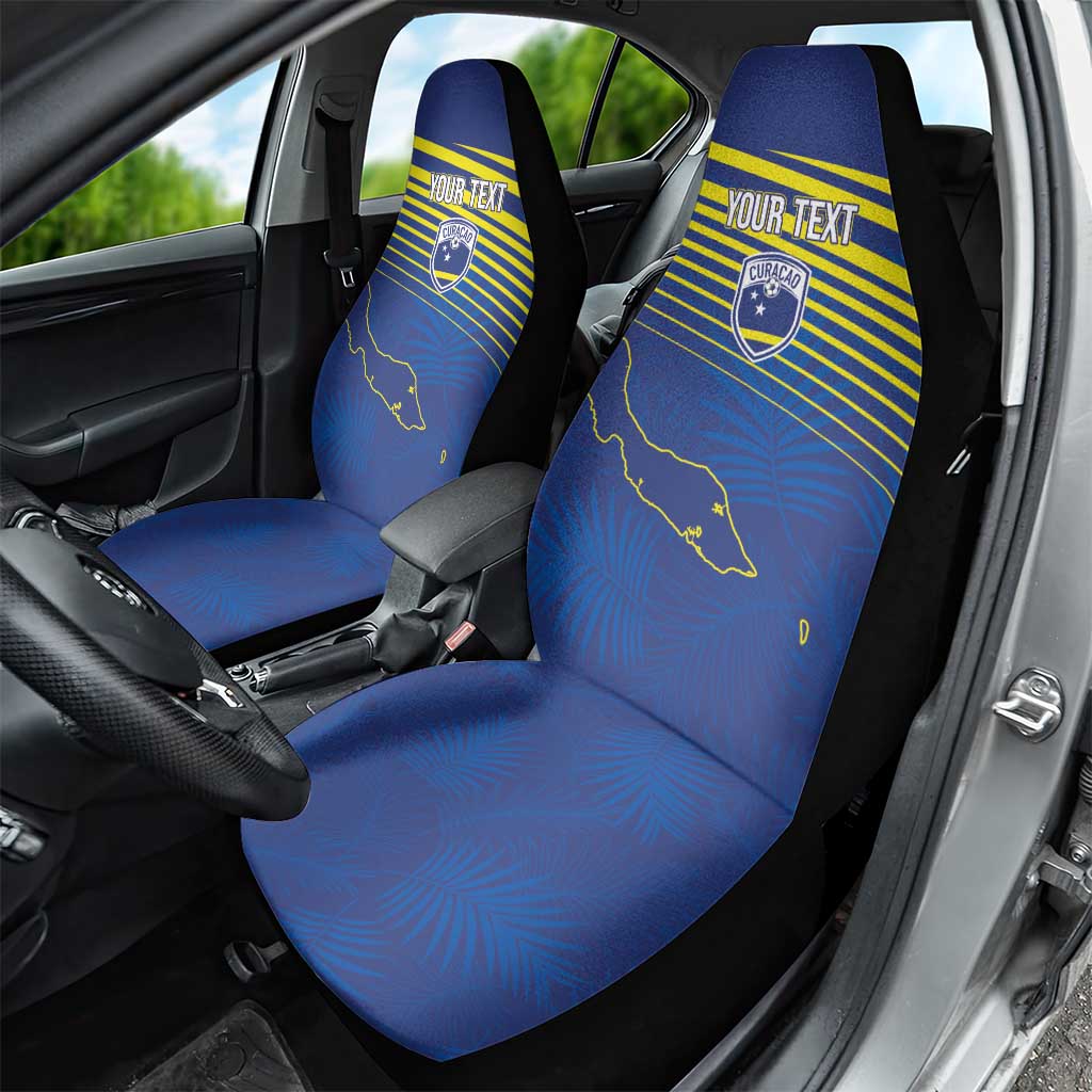 Curacao Football Custom Korsou Blue Wave Car Seat Cover Making History - Wonder Print Shop