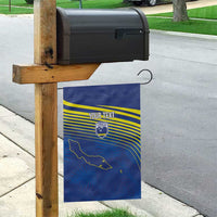 Curacao Football Custom Korsou Blue Wave Garden Flag Making History - Wonder Print Shop