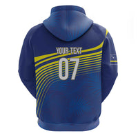 Curacao Football Custom Korsou Blue Wave Hoodie Making History - Wonder Print Shop