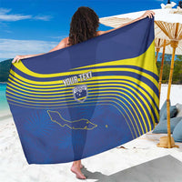 Curacao Football Custom Korsou Blue Wave Sarong Making History - Wonder Print Shop