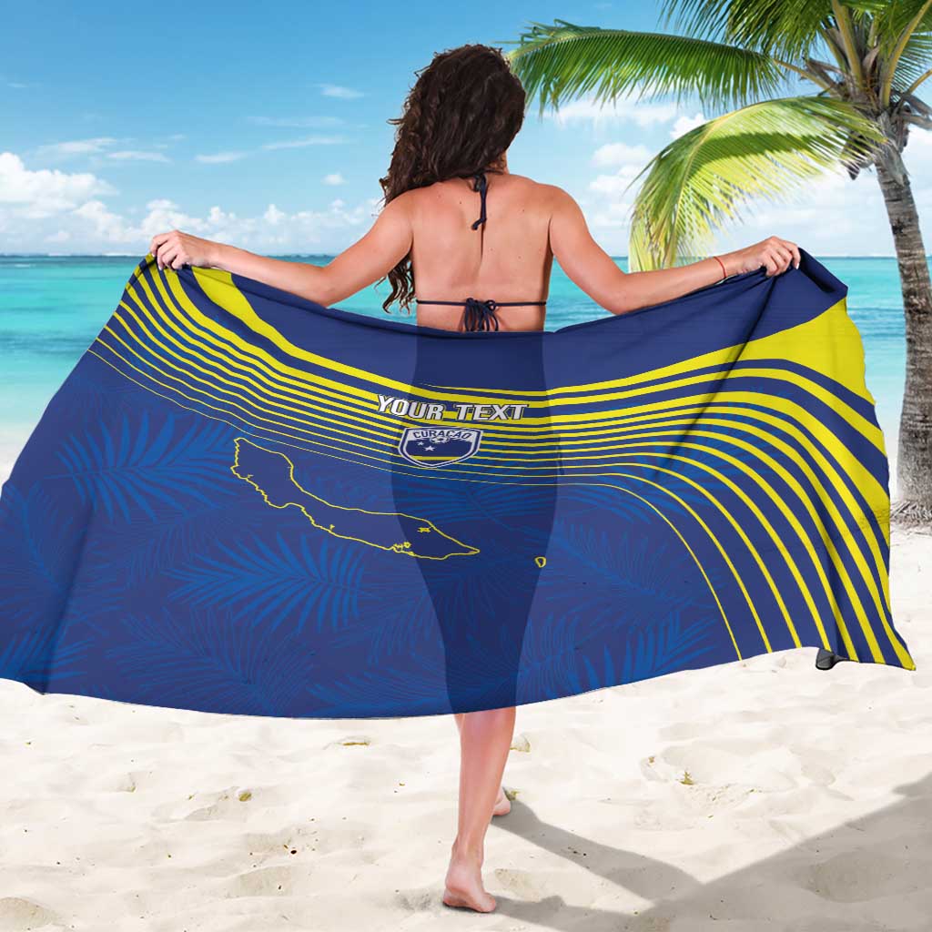 Curacao Football Custom Korsou Blue Wave Sarong Making History - Wonder Print Shop