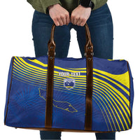 Curacao Football Custom Korsou Blue Wave Travel Bag Making History - Wonder Print Shop