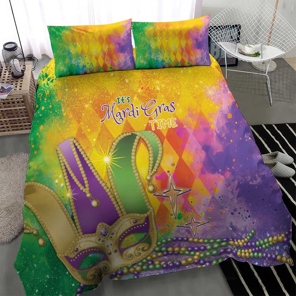 Mardi Gras Bedding Set Watercolor Mix - Carnival Bling LT7 - Wonder Print Shop