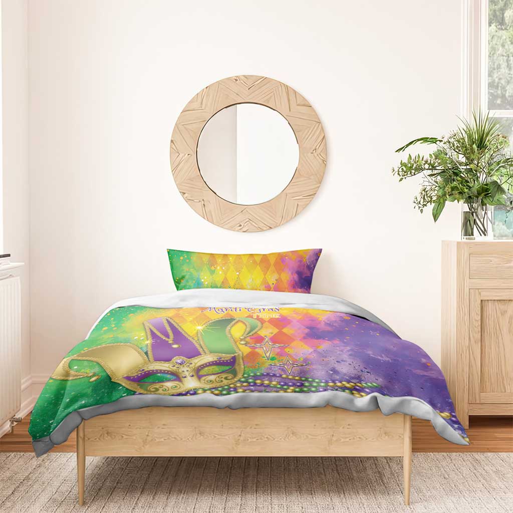 Mardi Gras Bedding Set Watercolor Mix - Carnival Bling LT7 - Wonder Print Shop