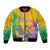 Mardi Gras Bomber Jacket Watercolor Mix - Carnival Bling LT7 - Wonder Print Shop