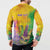 Mardi Gras Button Sweatshirt Watercolor Mix - Carnival Bling LT7 - Wonder Print Shop