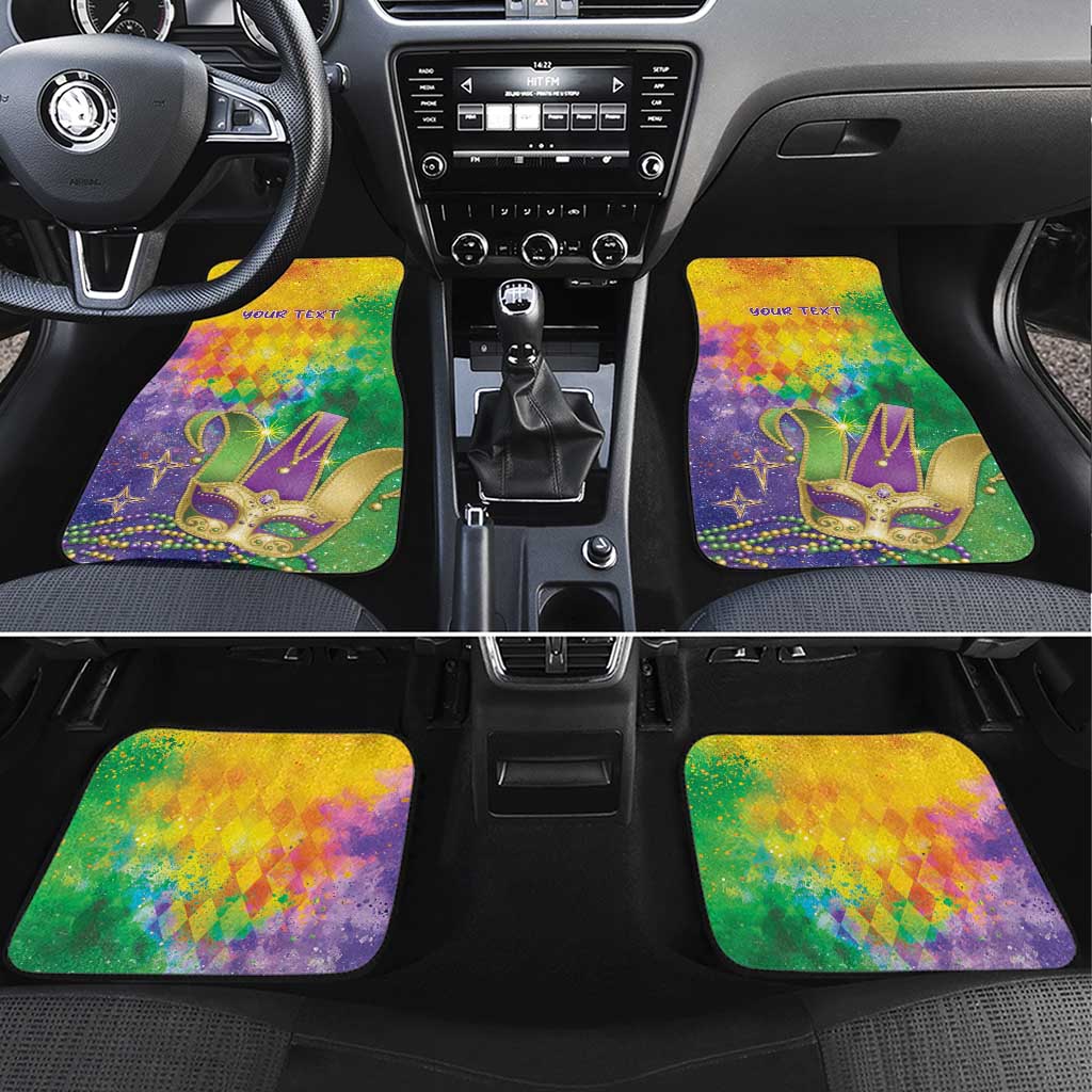 Mardi Gras Car Mats Watercolor Mix - Carnival Bling LT7 - Wonder Print Shop