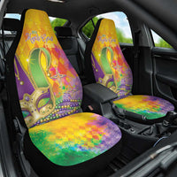 Mardi Gras Car Seat Cover Watercolor Mix - Carnival Bling LT7 - Wonder Print Shop