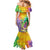Mardi Gras Family Matching Mermaid Dress and Hawaiian Shirt Watercolor Mix - Carnival Bling LT7 - Wonder Print Shop