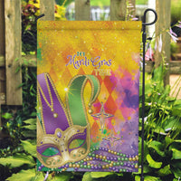 Mardi Gras Garden Flag Watercolor Mix - Carnival Bling - Wonder Print Shop