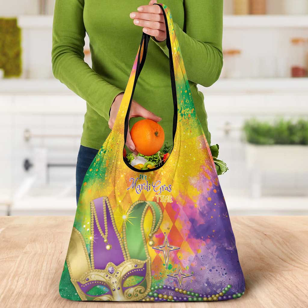 Mardi Gras Grocery Bag Watercolor Mix - Carnival Bling