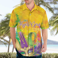 Mardi Gras Hawaiian Shirt Watercolor Mix - Carnival Bling - Wonder Print Shop