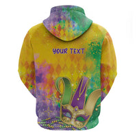 Mardi Gras Hoodie Watercolor Mix - Carnival Bling - Wonder Print Shop