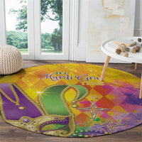 Mardi Gras Round Carpet Watercolor Mix - Carnival Bling