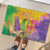 Mardi Gras Rubber Doormat Watercolor Mix - Carnival Bling - Wonder Print Shop