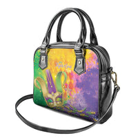 Mardi Gras Shoulder Handbag Watercolor Mix - Carnival Bling