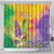 Mardi Gras Shower Curtain Watercolor Mix - Carnival Bling