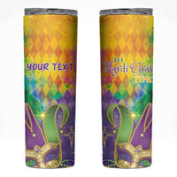 Mardi Gras Skinny Tumbler Watercolor Mix - Carnival Bling - Wonder Print Shop