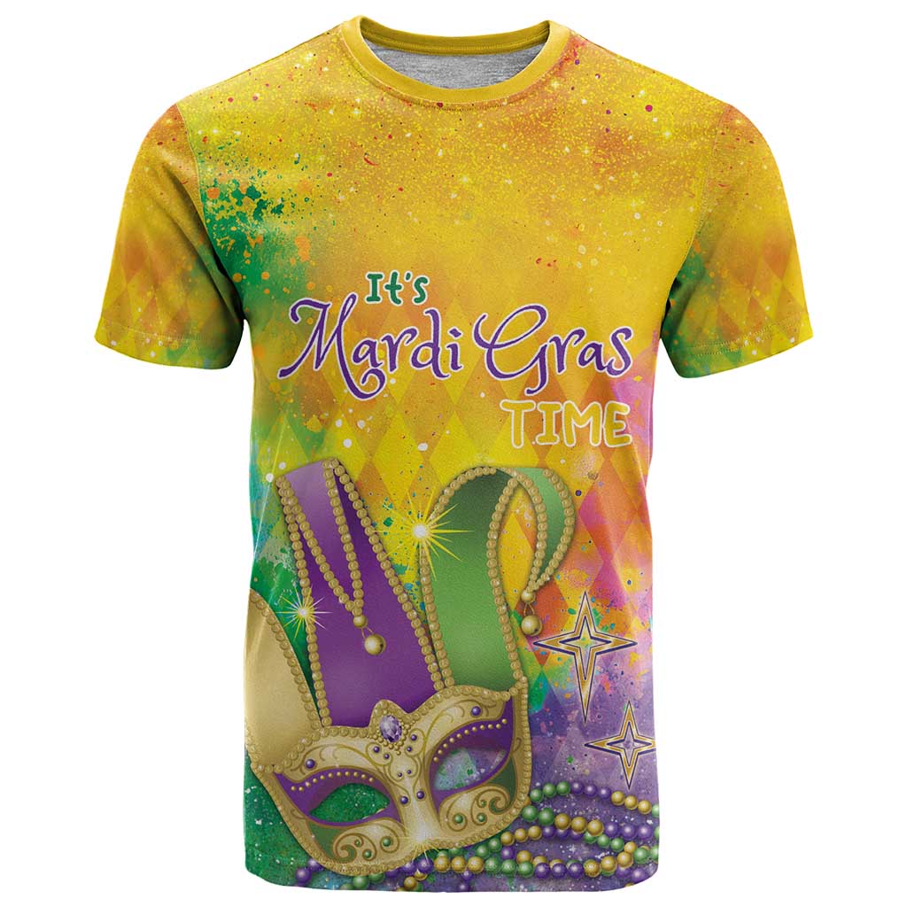 Mardi Gras T Shirt Watercolor Mix - Carnival Bling - Wonder Print Shop