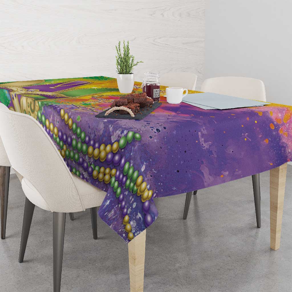 Mardi Gras Tablecloth Watercolor Mix - Carnival Bling - Wonder Print Shop