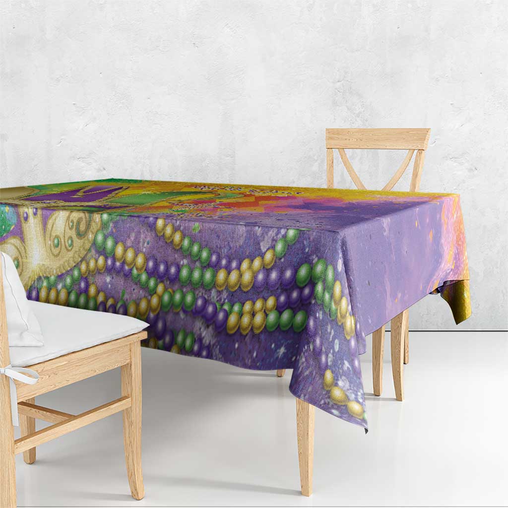 Mardi Gras Tablecloth Watercolor Mix - Carnival Bling - Wonder Print Shop